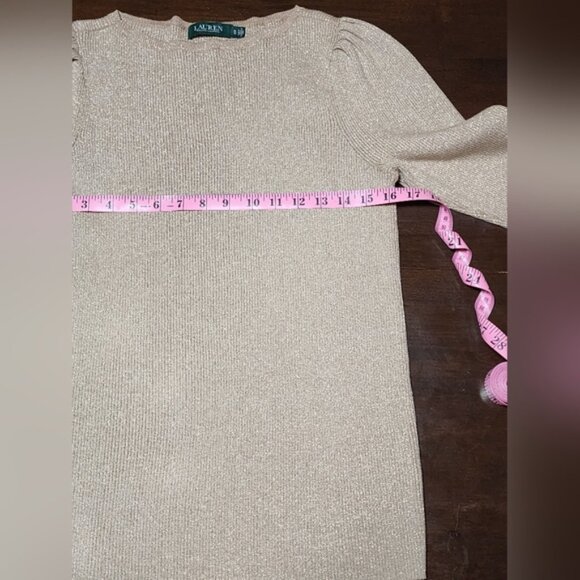 Lauren Ralph Lauren Gold Sweater - Picture 8 of 13